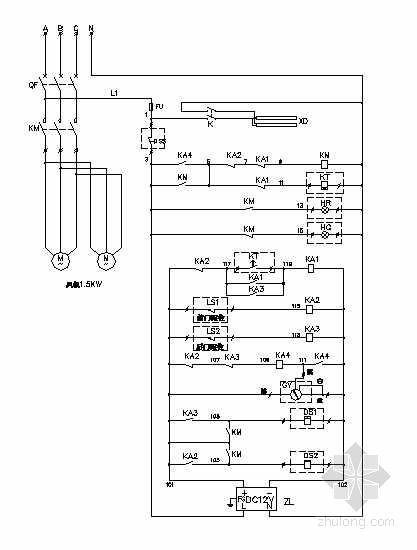 風淋室電氣原理圖